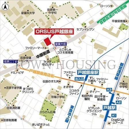 ＯＲＳＵＳ戸越銀座の物件内観写真